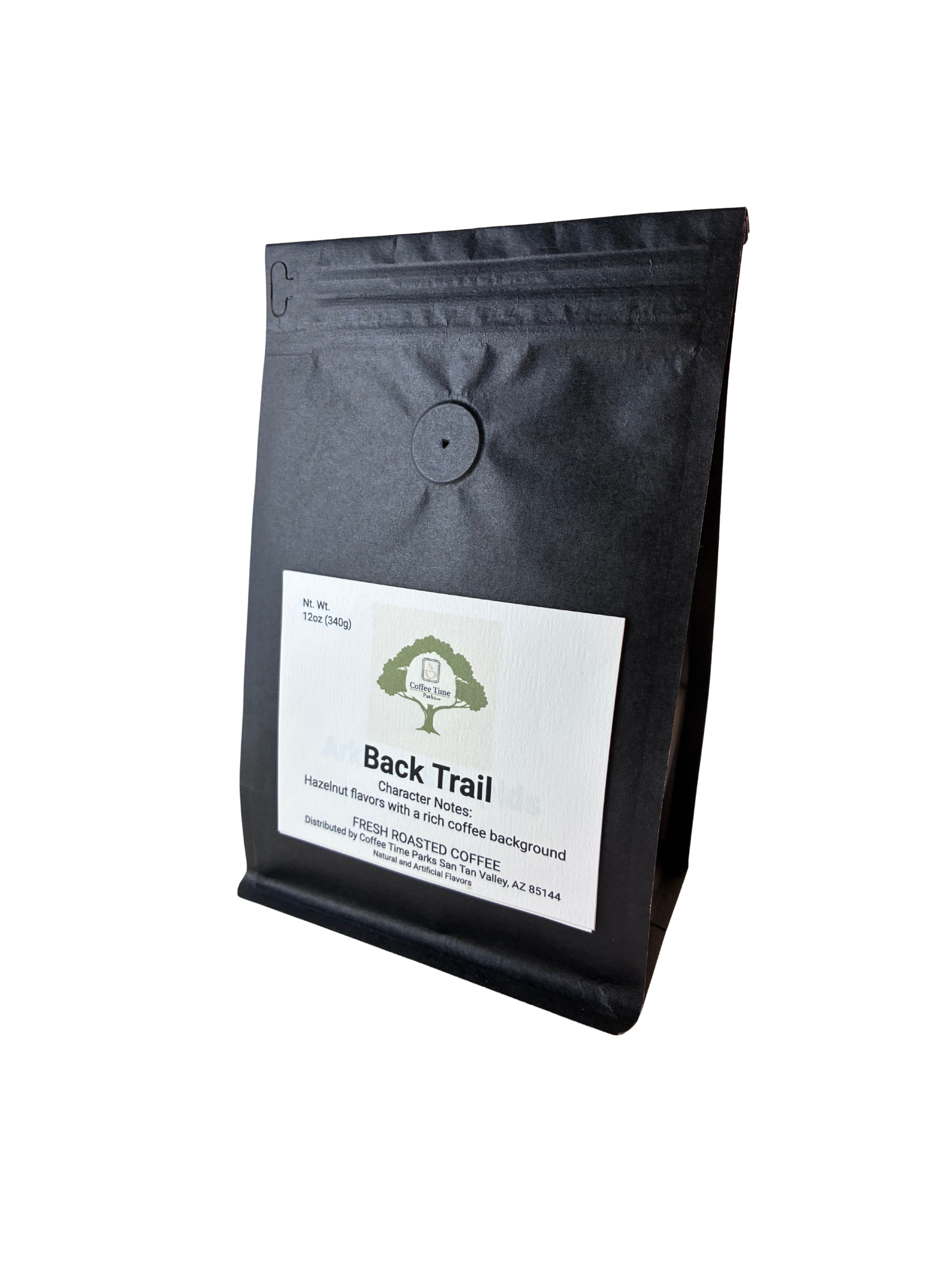 Back Trail- Hazelnut Flavored, Specialty Coffee
