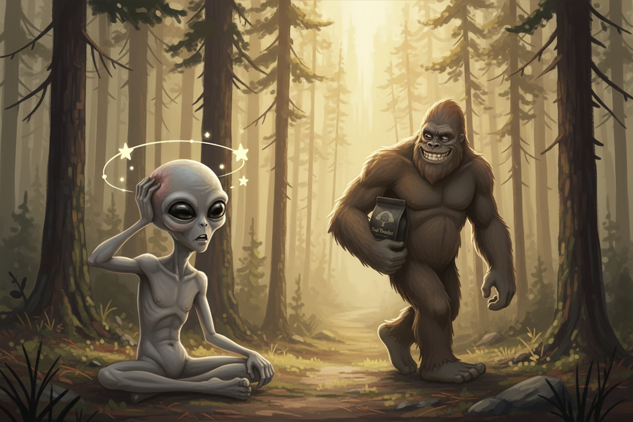 Bigfoot Wins the Coffee